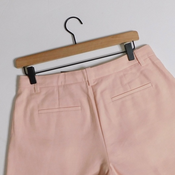 NWT!! J. CREW Lucia Short Stretch Linen Blend Ballet Slipper Pink Shorts Size 4 - Picture 10 of 16
